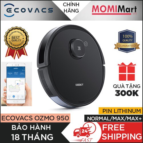 ROBOT HÚT BỤI LAU NHÀ ECOVACS DEEBOT T5 HERO ( DX96) - hàng new 100%