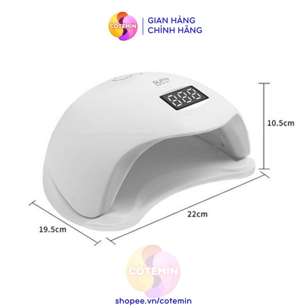 Máy hơ gel Sun 5 HƠ MÓNG 48W BẢO HÀNH 12 THÁNG - SỬA CHỮA MIỄN PHÍ