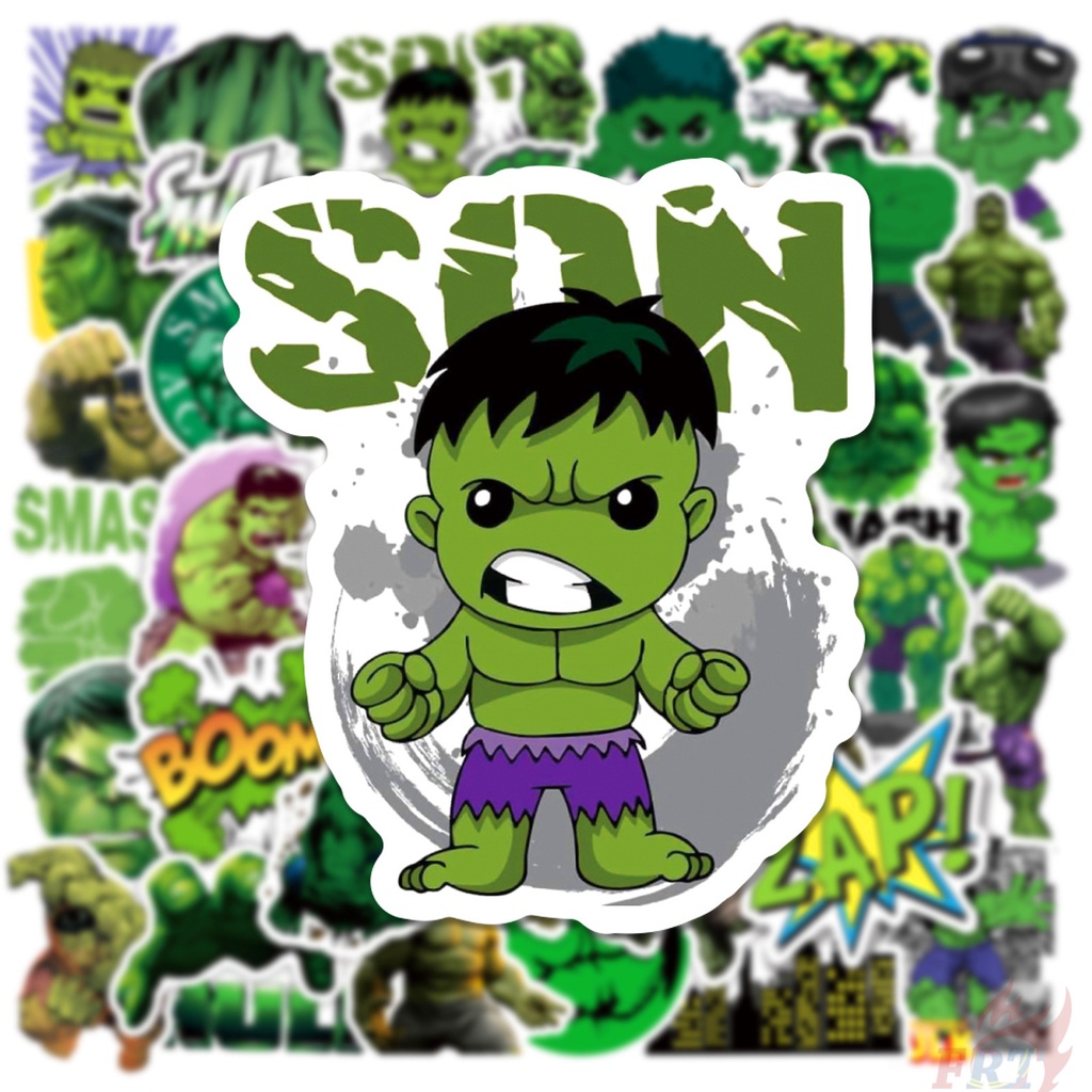 ❉ Hulk Series 01 Robert Bruce Banner Stickers ❉ 50Pcs/Set DIY Fashion Waterproof Decals Doodle Stickers