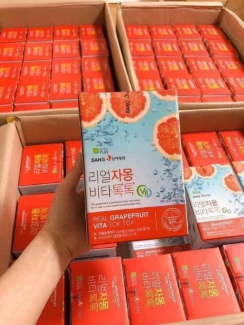 🍊TRÀ GIẢM CÂN REAL GRAPEFRUIT VITA TOK TOK - SANGA HÀN QUỐC | BigBuy360 - bigbuy360.vn