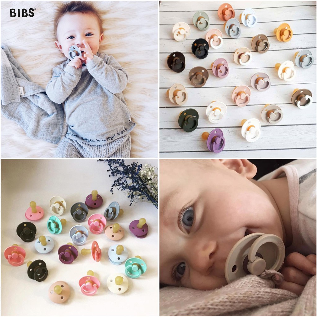 Ti ngậm, Ti giả cho bé BIBS COLOUR – HÀNG CHÍNH HÃNG