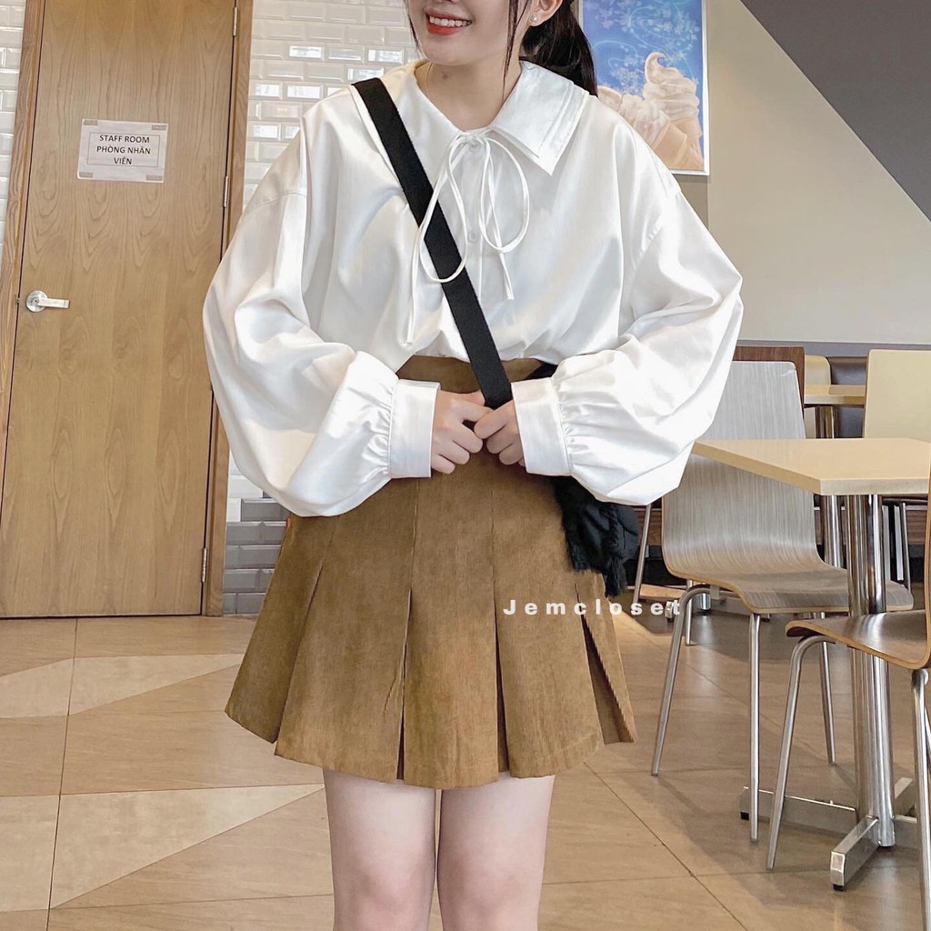 [Mã WASKT304 giảm 15% tối đa 30K đơn 99K] Chân váy ngắn xếp li form xòe KOJIN - 3314 ( Jem Closet )