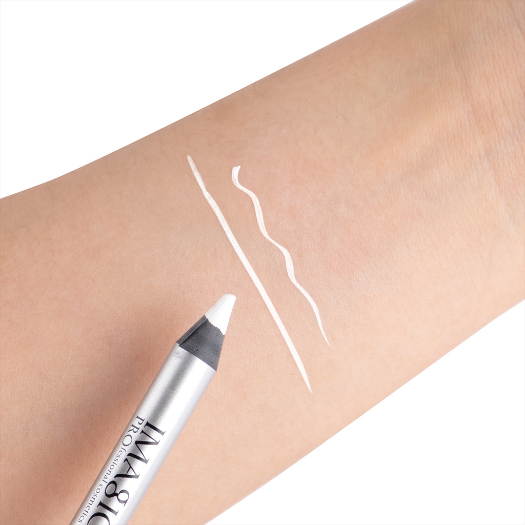 Bút Kẻ Mắt Imagic Màu Trắng Lâu Trôi Không Thấm Nước Không Nhòe