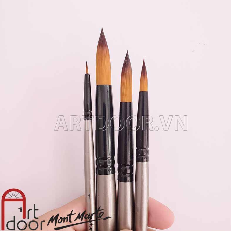 [ARTDOOR] [TẾT SALE 20%] Bộ cọ vẽ acrylic MONT MARTE Gallery 4 cây (HS0015)