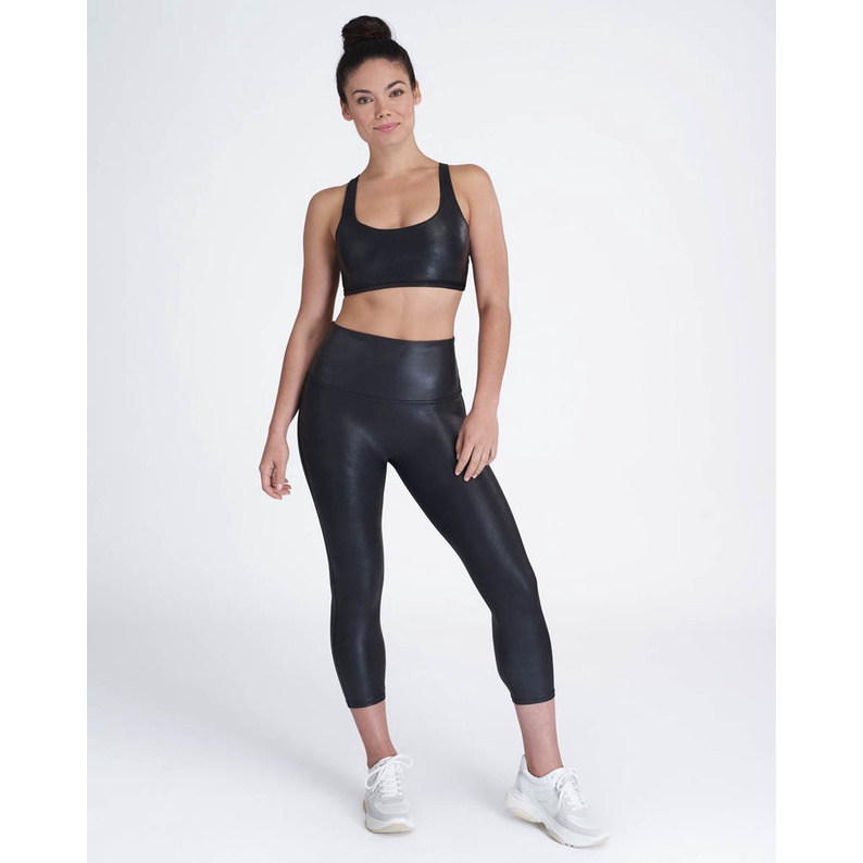 Quần legging da dáng lửng VNXK