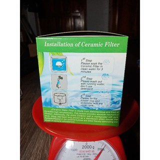 [Cao cấp] Sứ lọc nước cao cấp phủ bạc KOREA CERAMIC