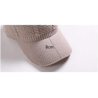 Mũ len lưỡi trai quả bông