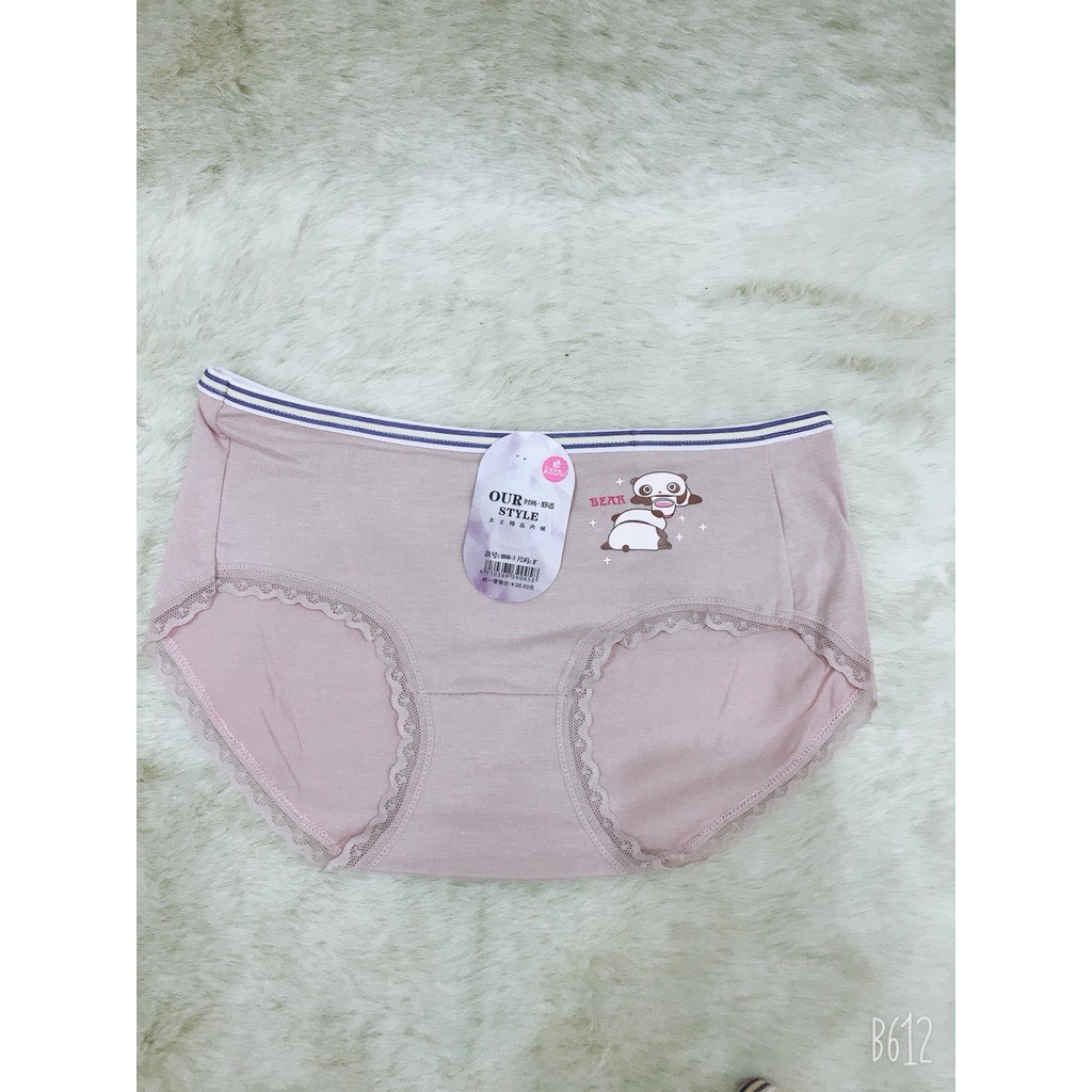 QUẦN LÓT NỮ ✳️COMBO 10 chiếc 8808 ✳️Quần lót Cotton gấu Bear đáng yêu