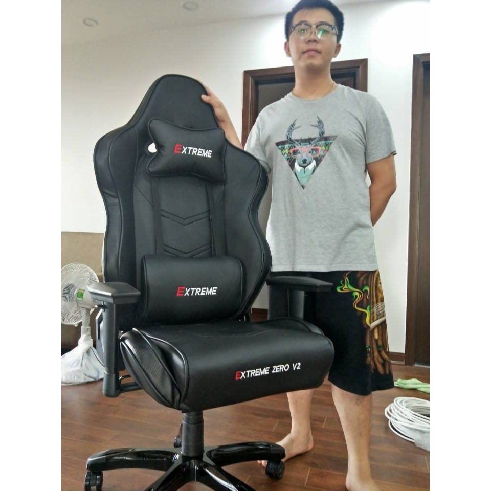 Ghế Game Extreme Zero V2 Mút Đúc - Xoay nâng hạ - Ngả lưng - Chơi Game Stream Gaming Văn Phòng