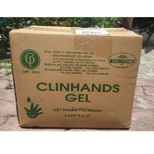 Mua 1 chai CLINHAND GEL 5L TẶNG KÈM 1 CHAI 500ML