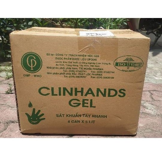 Gel sát khuẩn tay khô CLINHANDS GEL Chai 500ml (OPODIS PHARMA)