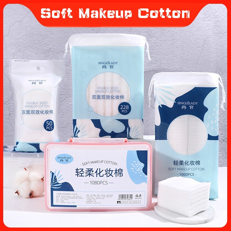 Bông Tẩy Trang Siêu Mềm Chất Lượng Cao Trang Điểm Cho Nữ | BigBuy360 - bigbuy360.vn