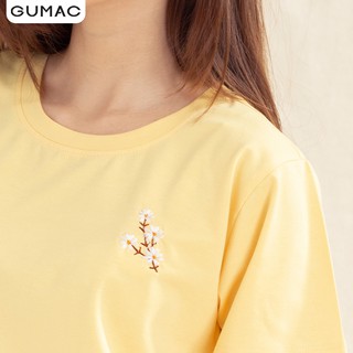 Áo thun thêu hoa ATA1083 GUMAC