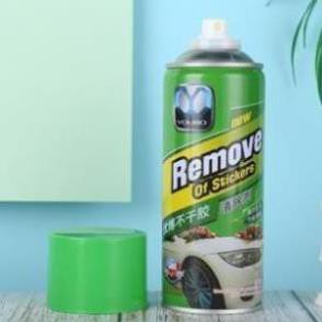 Chai Xịt Tẩy Keo, Nhưa Đường, Băng Dính, Vết Bám Khó Rửa Trên Xe Máy, Ô Tô Remove of sticker 450ml