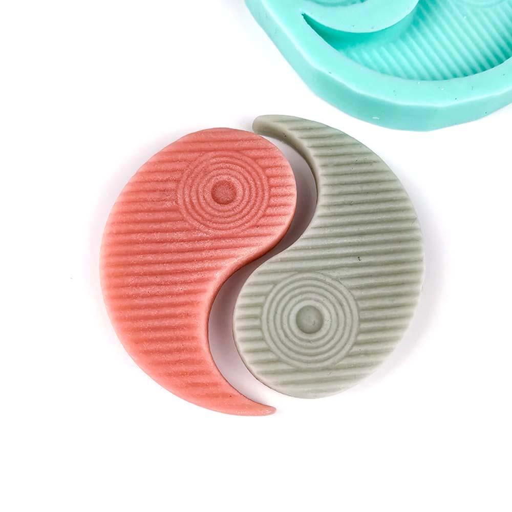 Khuôn Silicone Làm Đế Lót Ly Họa Tiết 3D Thủ Công Cổ Điển DIY