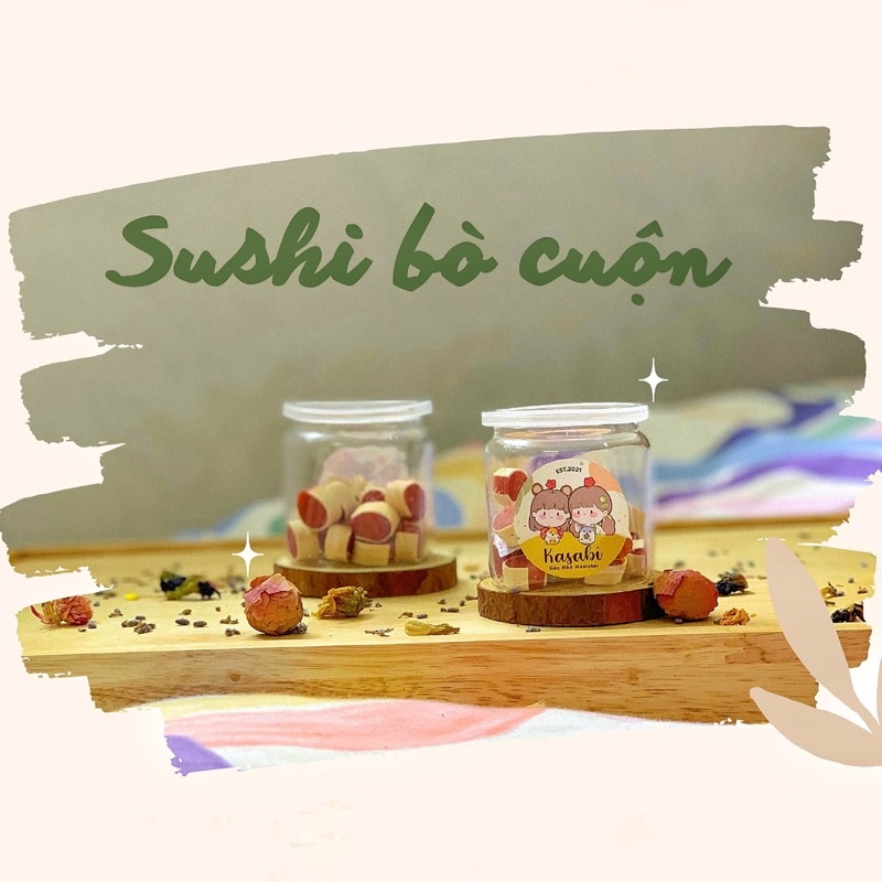 Snack Sushi Bò Cuộn Dành Cho Hamster - Kasabi Sốp