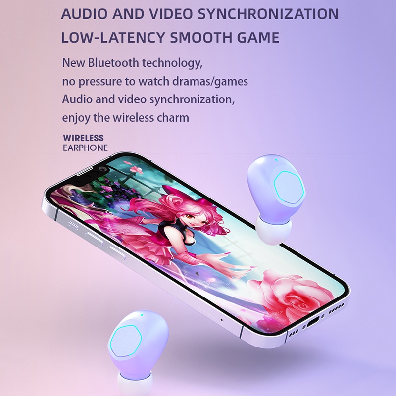 Tai Nghe Bluetooth Không Dây Mini Tws M21 Âm Thanh Nổi HIFI Chống Thấm Nước