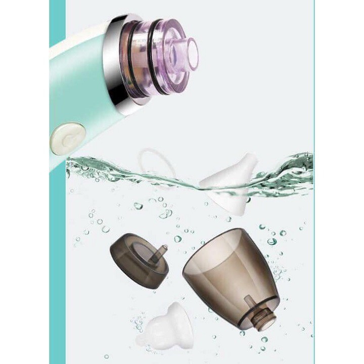 Máy Hút Mũi Sặc Pin Đầu Mềm Mại Cho Bé Yêu, Máy Hút Mũi WX-102 ( Có Thêm 2 Đầu hút silicon )