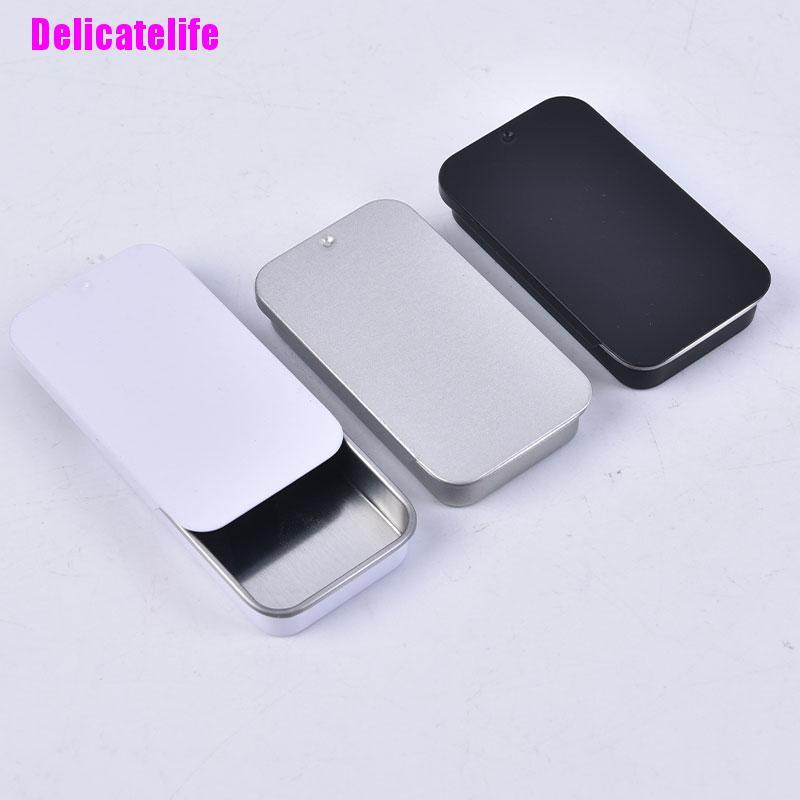 1 Hộp Thiếc Mini Có Nắp Trượt Đựng Đồ Cho Đám Cưới