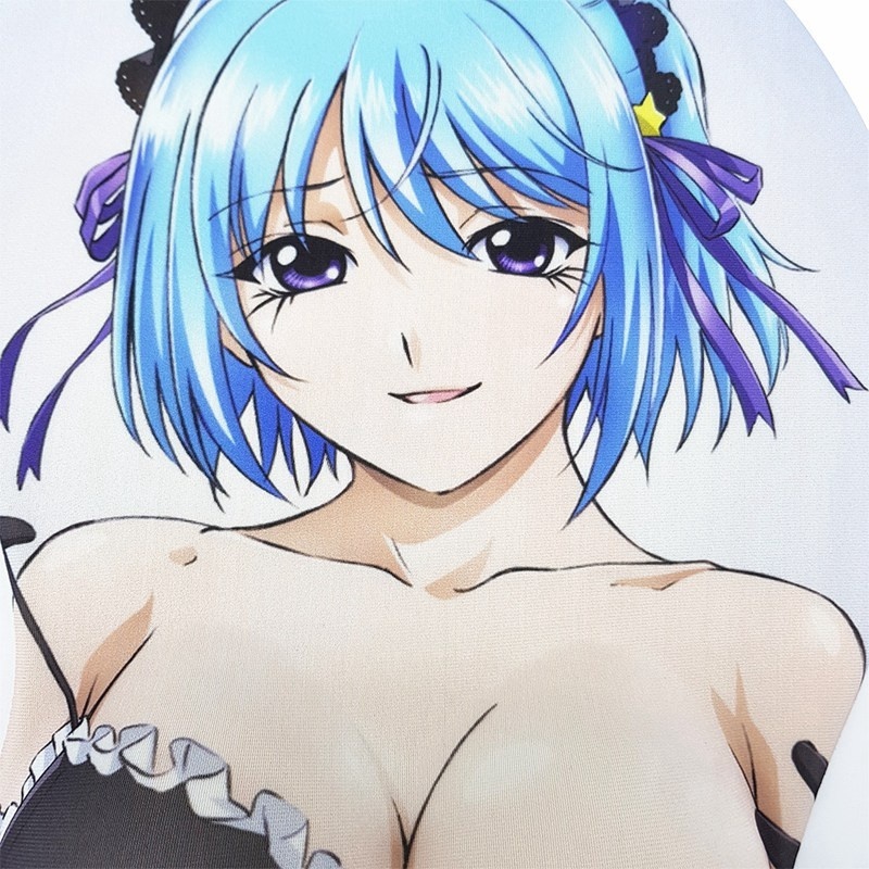 Rosario Đệm Ngực 3d Bằng Silicon In Hình Anime Ma Cà Rồng 26x22cm