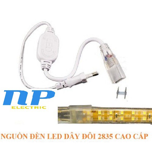 [LOẠI TỐT CHỐNG NƯỚC] NGUỒN 220V LED DÂY 2835 2 ĐƯỜNG BÓNG