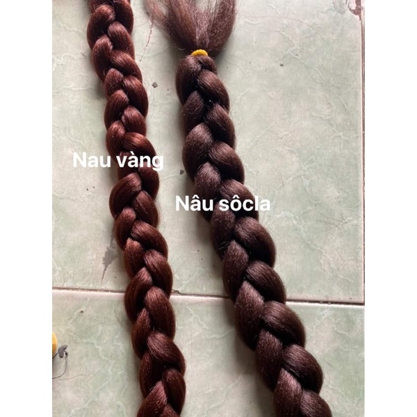 Tóc bím tết rít 60cm🥰freeship 50k🥰 tóc con rít to cao cấp