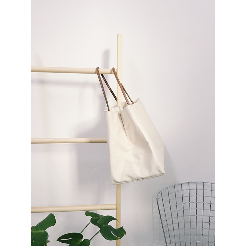 Túi tote vải bố đeo vai dung tích lớn