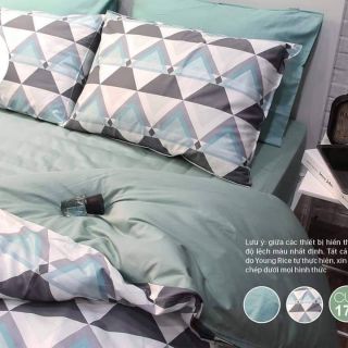 Bộ Chăn, Ga, Gối 100% cotton không trần.
