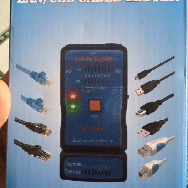 Bộ test mạng đa năng kèm pin -test mạng lan, usb, dây máy in- mẫu sp tuỳ lô hàng | BigBuy360 - bigbuy360.vn