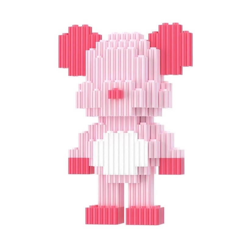 Bộ Đồ Chơi Lắp Ráp Mô Hình Lego Gấu Bạo Lực Mini 12cm DIY