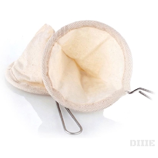 Stainless Steel Handle Cloth Sock Coffee Strainer Tea Filter 238