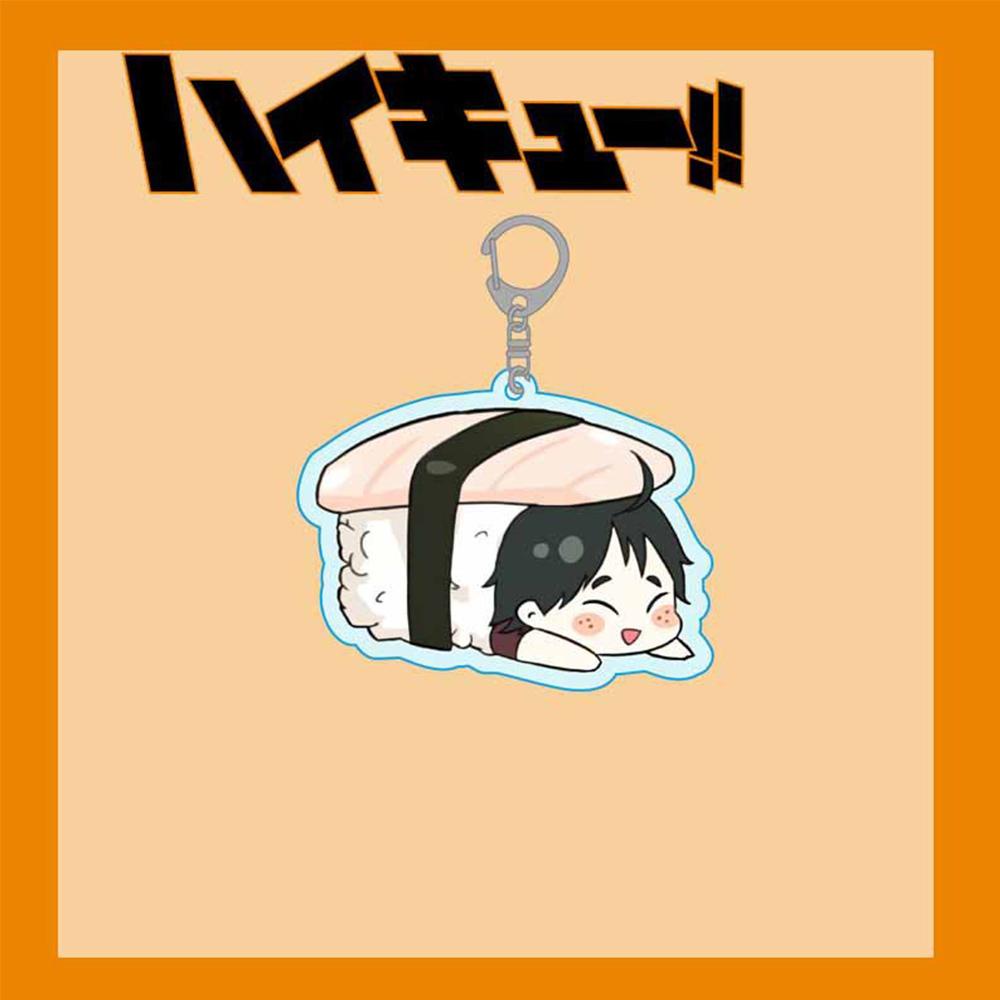 Mocho Haikyuu! Móc Khóa Hình Sushi Hoạt Hình Tinh Tế Cho Nữ