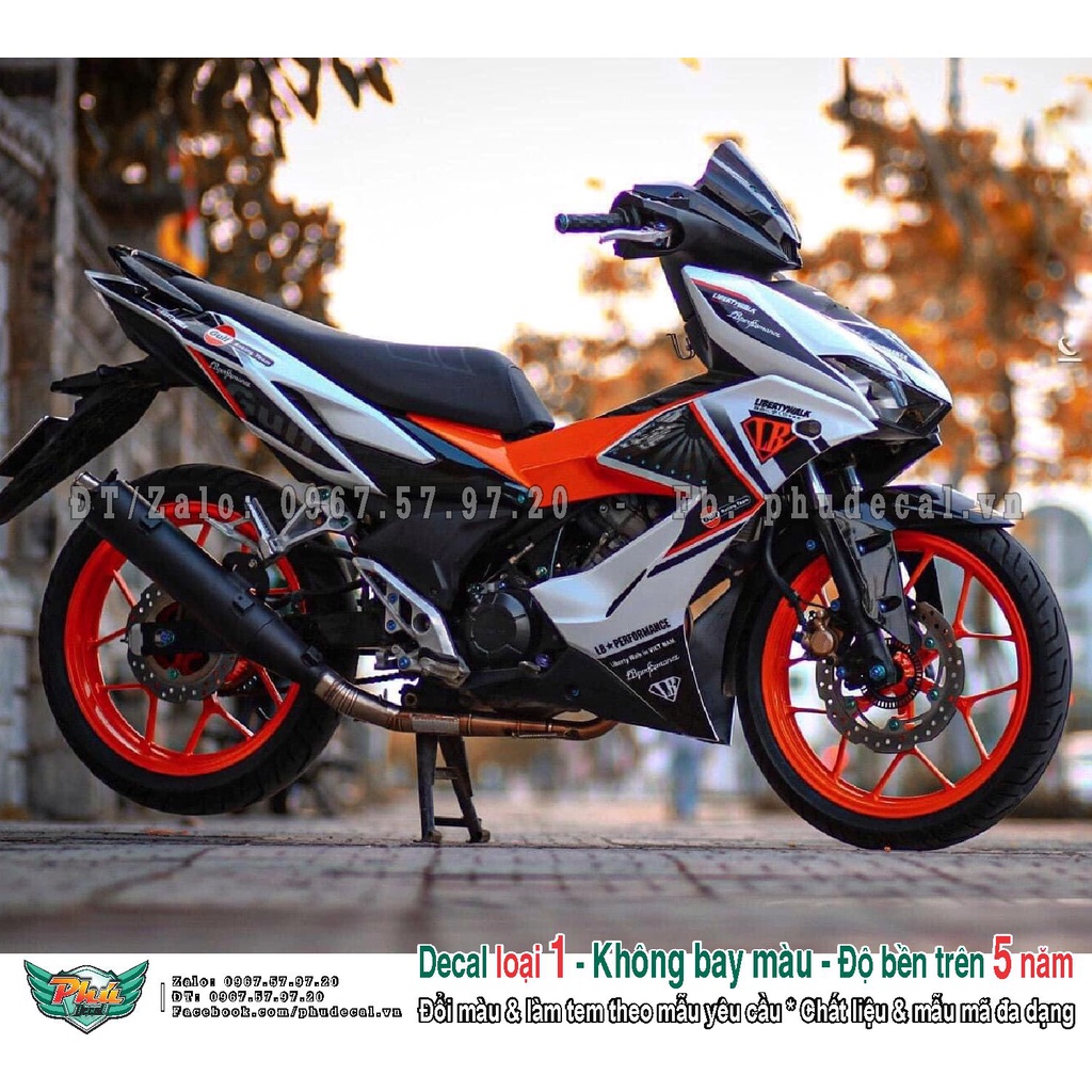 Tem rời Winner X Bạc đen cam (Z)
