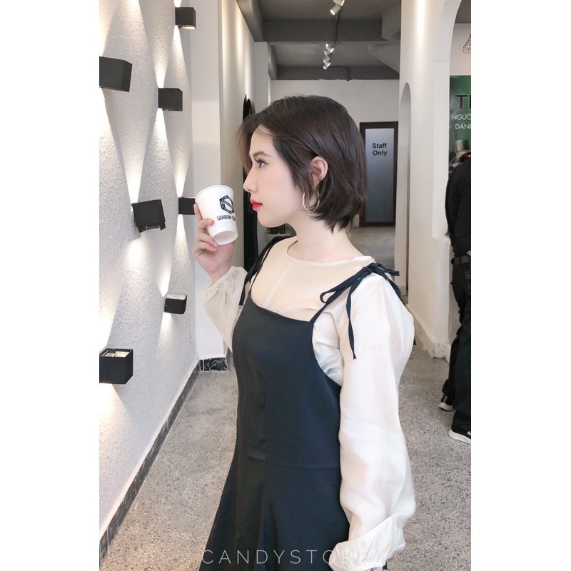 Set yếm form suông kèm áo