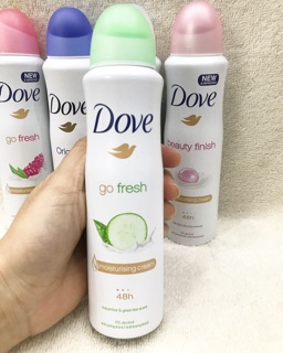 Xịt thơm body Dove mỹ 150ml.