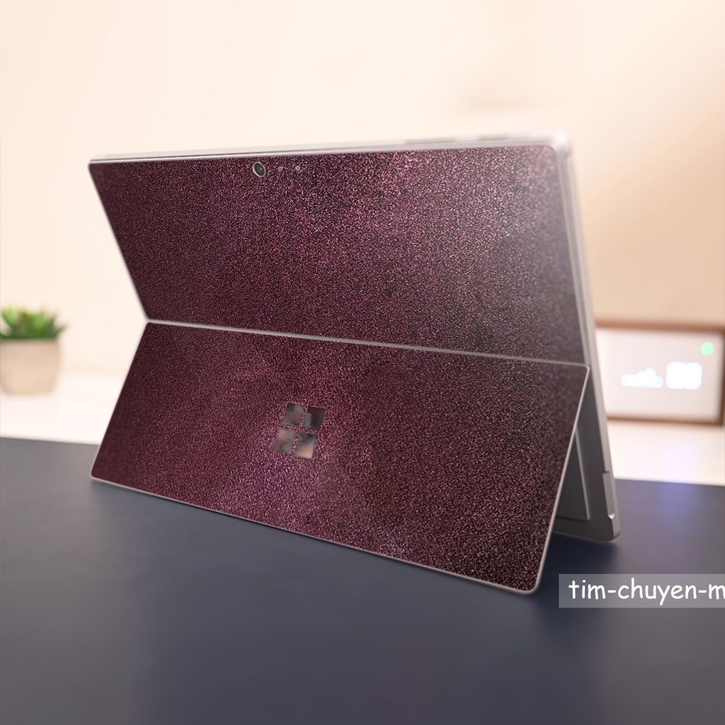 Skin dán Aluminum Chrome tím chuyển màu cho Surface Go, Pro 2, Pro 3, Pro 4, Pro 5, Pro 6, Pro 7, Pro X