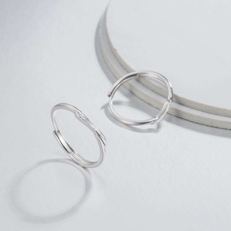 Nhẫn Đôi Bạc Dreamsilver, Nhẫn Cặp Always Have, Always Will Chỉnh Được Size ND009