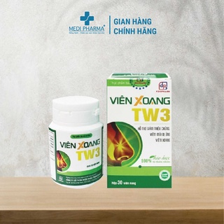 Viên uống viên xoang TW3 hỗ trợ giảm viêm xoang, viêm mũi dị ứng - Hộp 30 viên