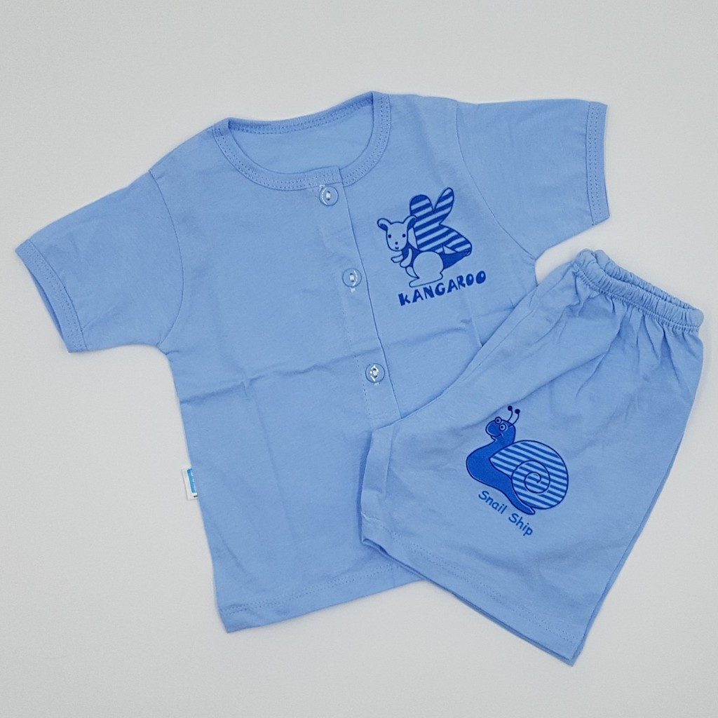 Bộ quần áo Thái Hà Thịnh ngắn tay cài thẳng quần đùi 100% cotton mềm, mịn, mát