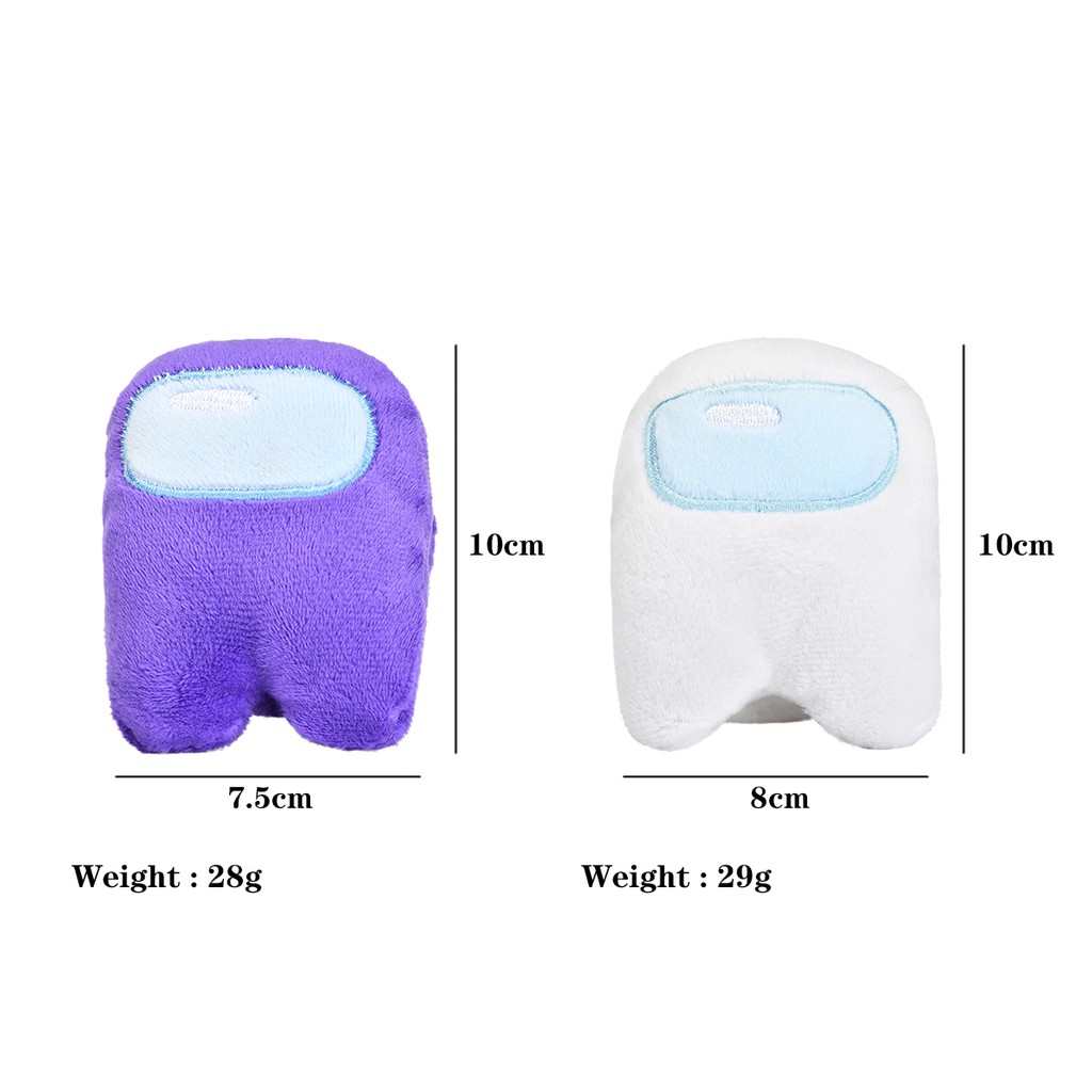 Móc khoá bạch tuộc nhồi bông lật hai mặt dễ thương