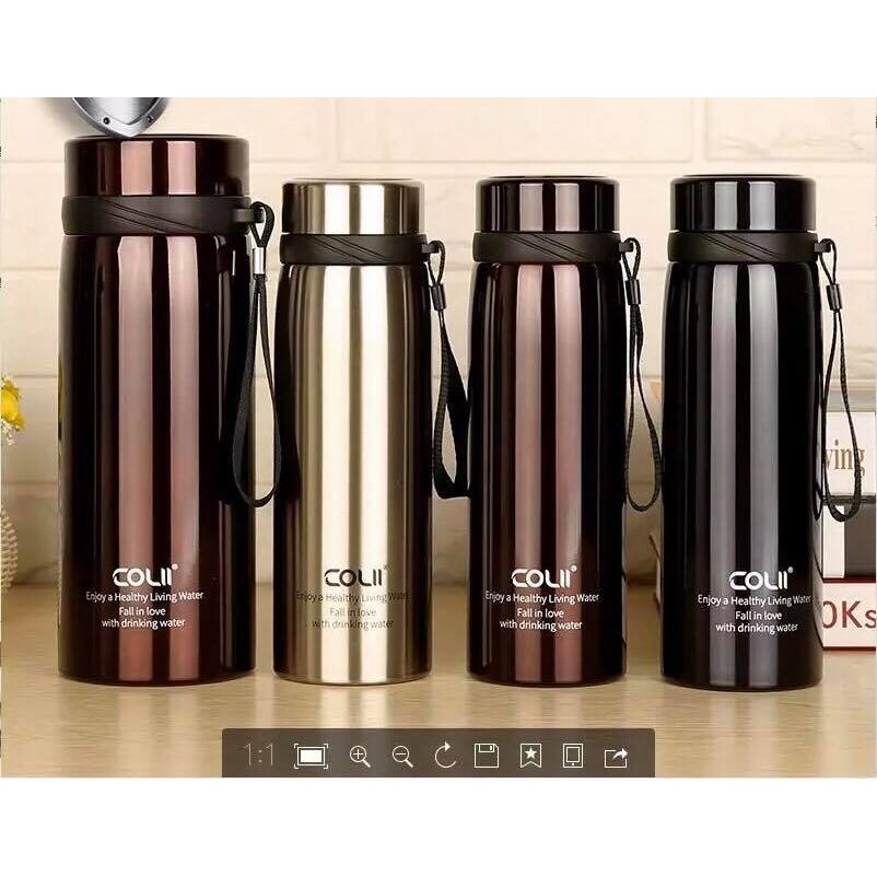 Bình nước giữ nhiệt inox 900ml - Bình đựng nước tập gym, thể thao