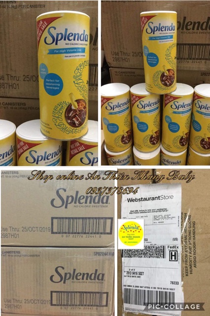 Đường Splenda đóng hộp 454gr