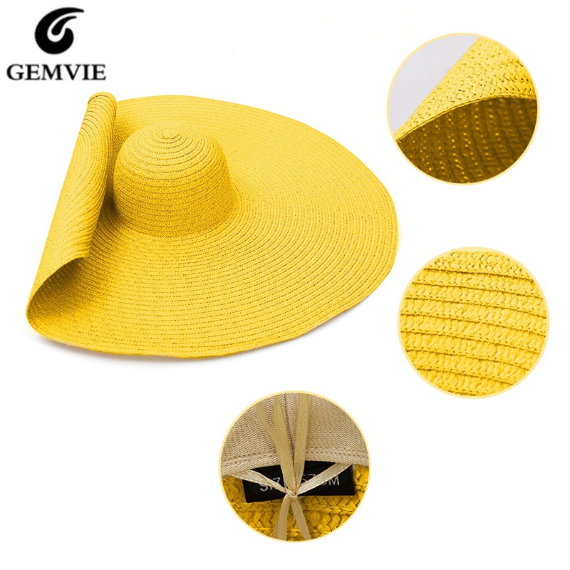 Nón Cối Rộng Vành Thời Trang Đi Biển Mùa Hè Mới