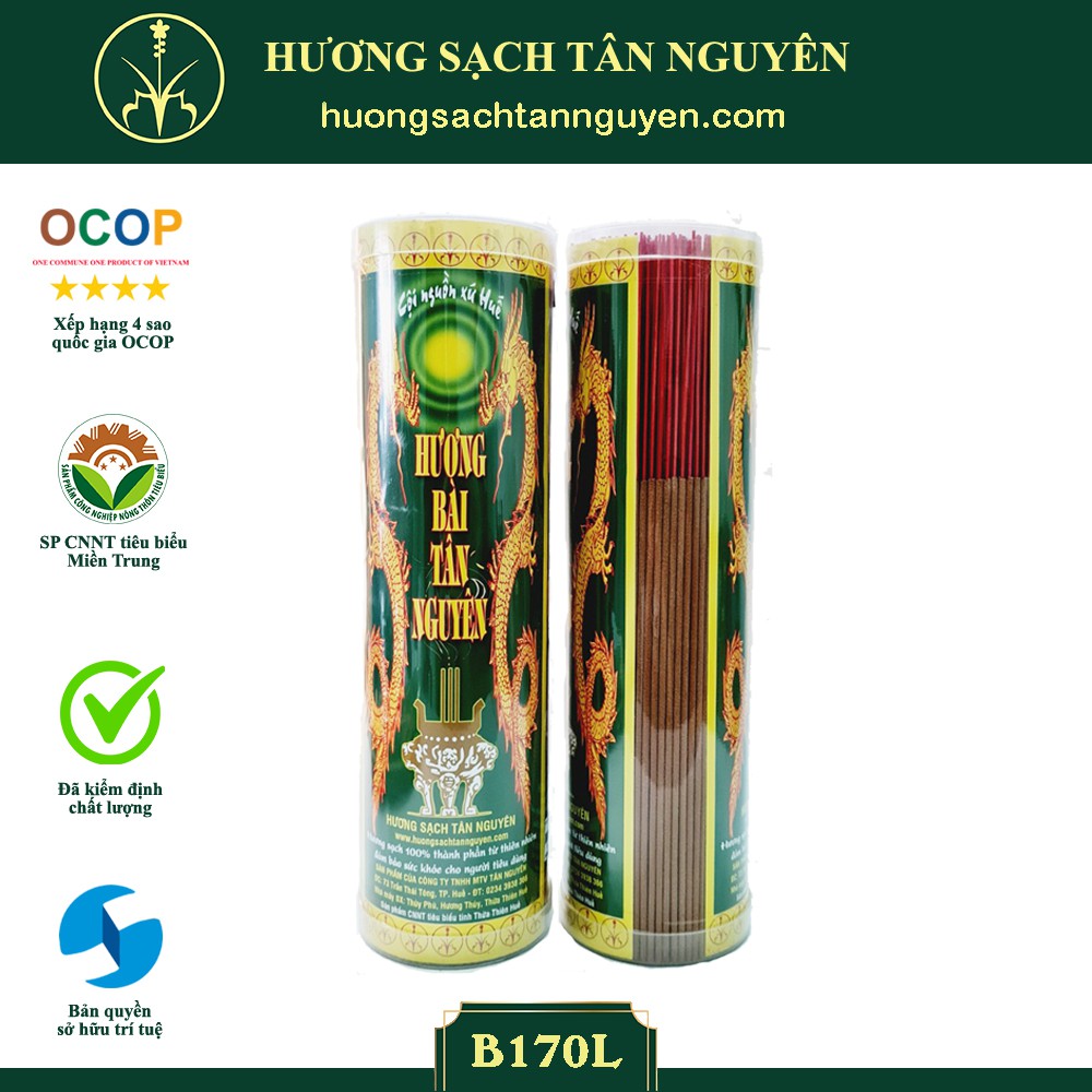 Hương Bài Ống Lớn 1kg - Hương Sạch Tân Nguyên - B170L - B170CL