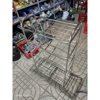 Kệ dép inox 5 tầng