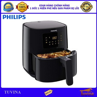 Nồi Chiên Không Dầu Philips Phím Cảm Ứng Điện Tử HD9252 4.1 Lít - Hàng Chính Hãng (Bảo Hành Toàn Quốc 2 Năm)