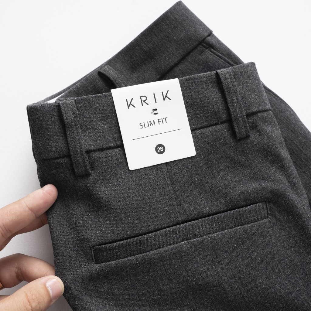 Quần Âu Nam KRIK Dáng Côn Có Họa Tiết Kẻ 8055 | BigBuy360 - bigbuy360.vn