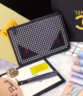 Túi clutch fe đinh size 27 fullbox