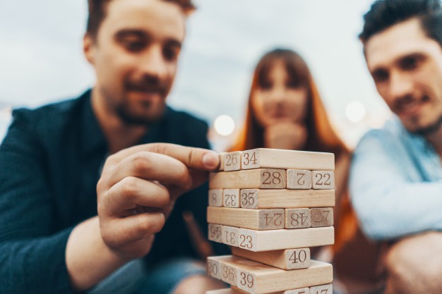 Bộ đồ chơi rút gỗ (Jenga Wooden Blocks) bộ đồ chơi rút gỗ mịn an toàn cho bé đồ chơi thông minh cho bé đồ chơi nhóm