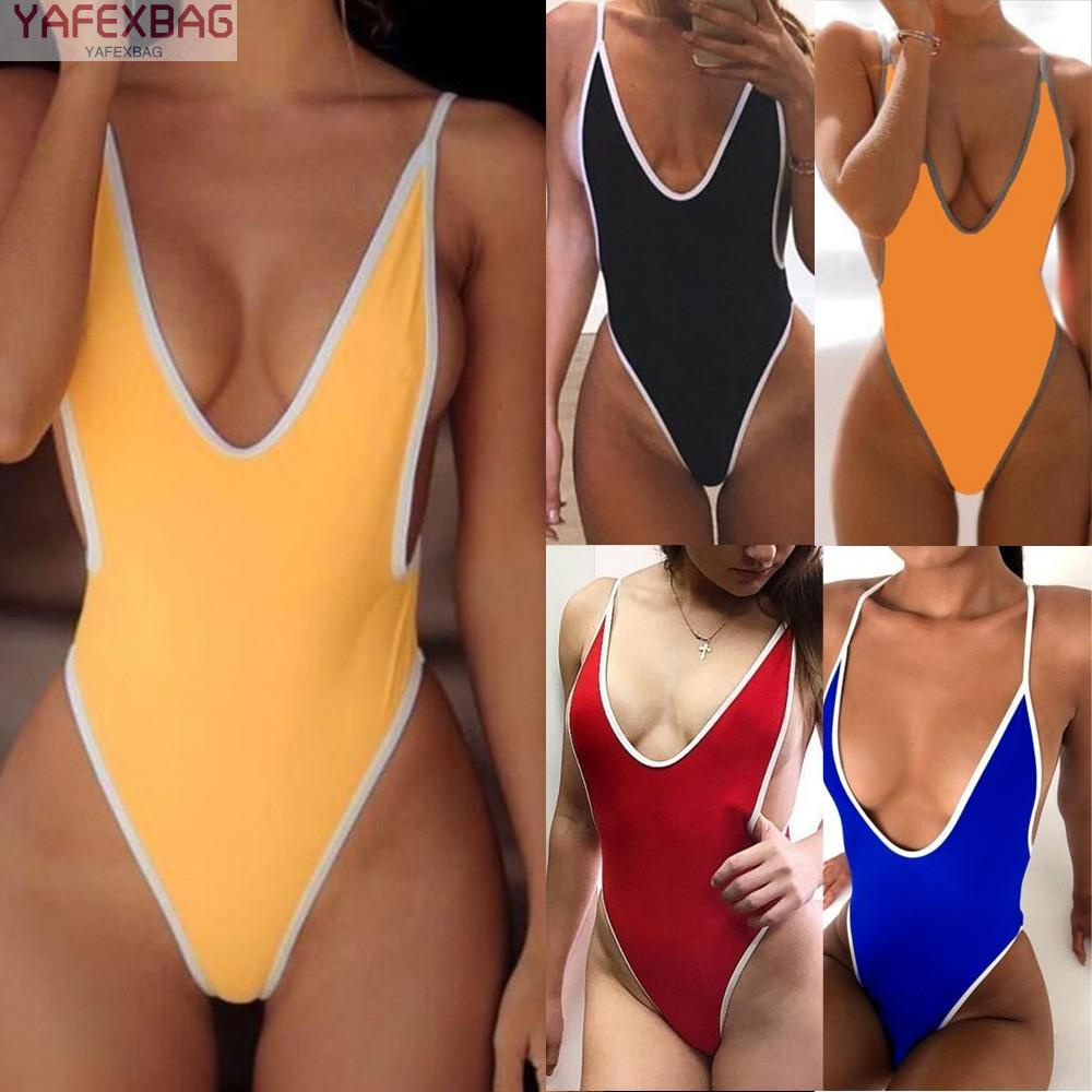 Swimsuit Bathing Beachwear Fashionable Holiday Monokini One-Piece Unpadded